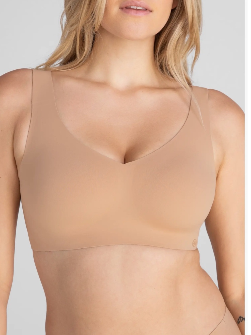 HoneyLove SoftForm Bra Seamless Nude Wireless Comfort Bra 38B/C